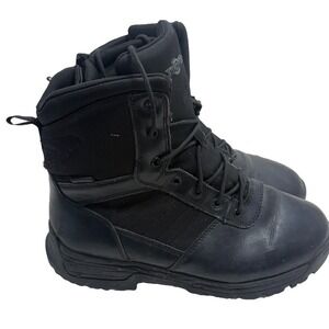Interceptor Men's Force 6"Black  Leather Soft-Toe Tactical Work Boots US 12